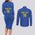 Custom Tanzania Football Couples Matching Long Sleeve Bodycon Dress and Long Sleeve Button Shirt Go Taifa Stars