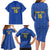 Custom Tanzania Football Family Matching Long Sleeve Bodycon Dress and Hawaiian Shirt Go Taifa Stars