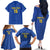 Custom Tanzania Football Family Matching Off The Shoulder Long Sleeve Dress and Hawaiian Shirt Go Taifa Stars