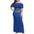 Custom Tanzania Football Family Matching Off Shoulder Maxi Dress and Hawaiian Shirt Go Taifa Stars