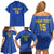 Custom Tanzania Football Family Matching Off Shoulder Short Dress and Hawaiian Shirt Go Taifa Stars