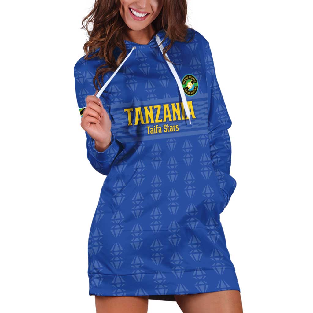 Custom Tanzania Football Hoodie Dress Go Taifa Stars