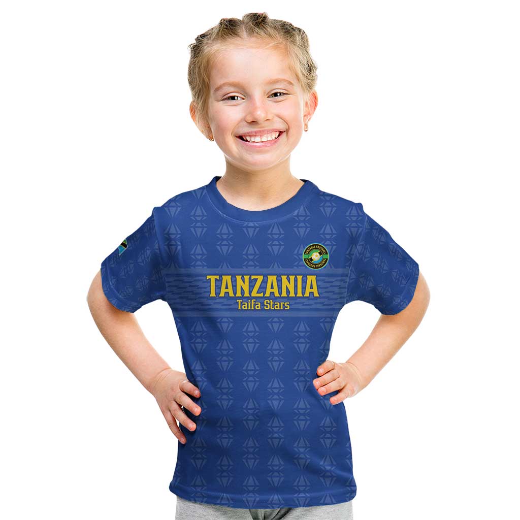 Custom Tanzania Football Kid T Shirt Go Taifa Stars