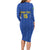 Custom Tanzania Football Long Sleeve Bodycon Dress Go Taifa Stars