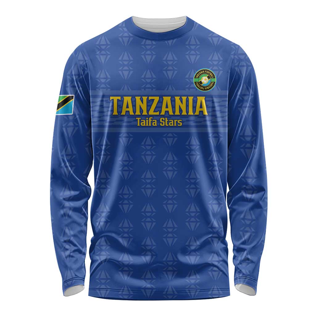 Custom Tanzania Football Long Sleeve Shirt Go Taifa Stars