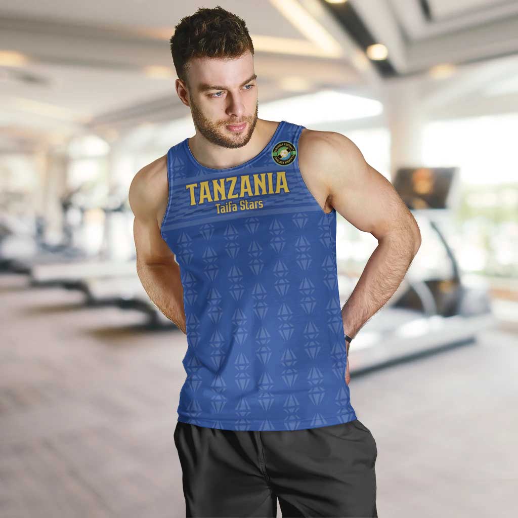 Custom Tanzania Football Men Tank Top Go Taifa Stars