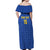 Custom Tanzania Football Off Shoulder Maxi Dress Go Taifa Stars