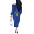 Custom Tanzania Football Off The Shoulder Long Sleeve Dress Go Taifa Stars