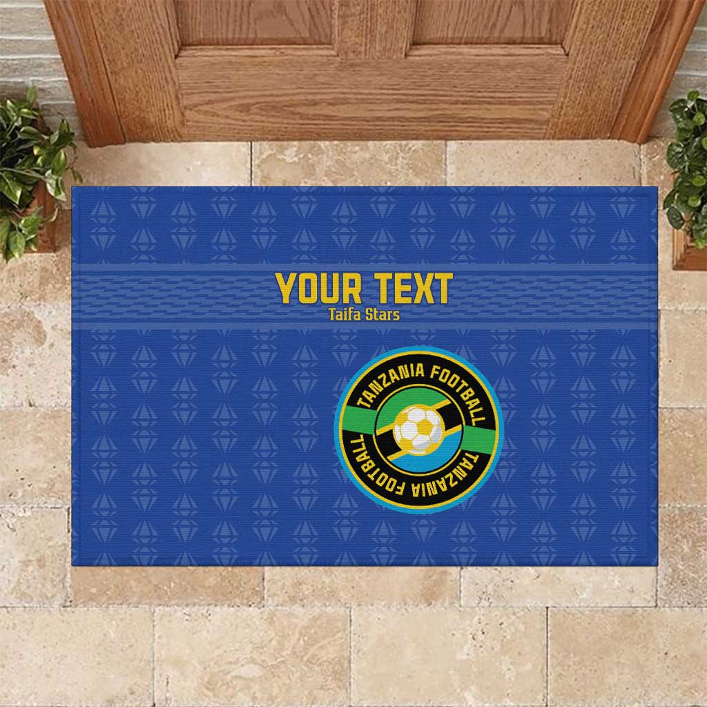 Custom Tanzania Football Rubber Doormat Go Taifa Stars