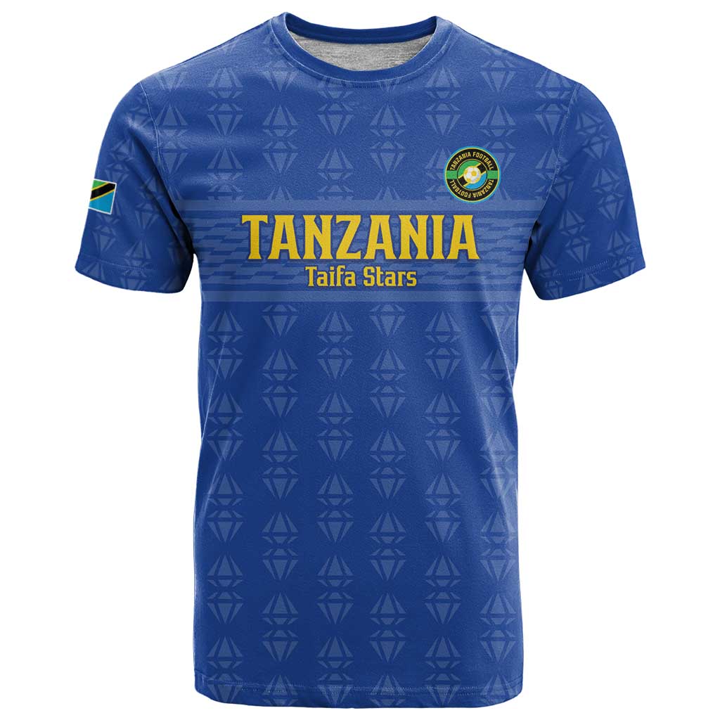 Custom Tanzania Football T Shirt Go Taifa Stars