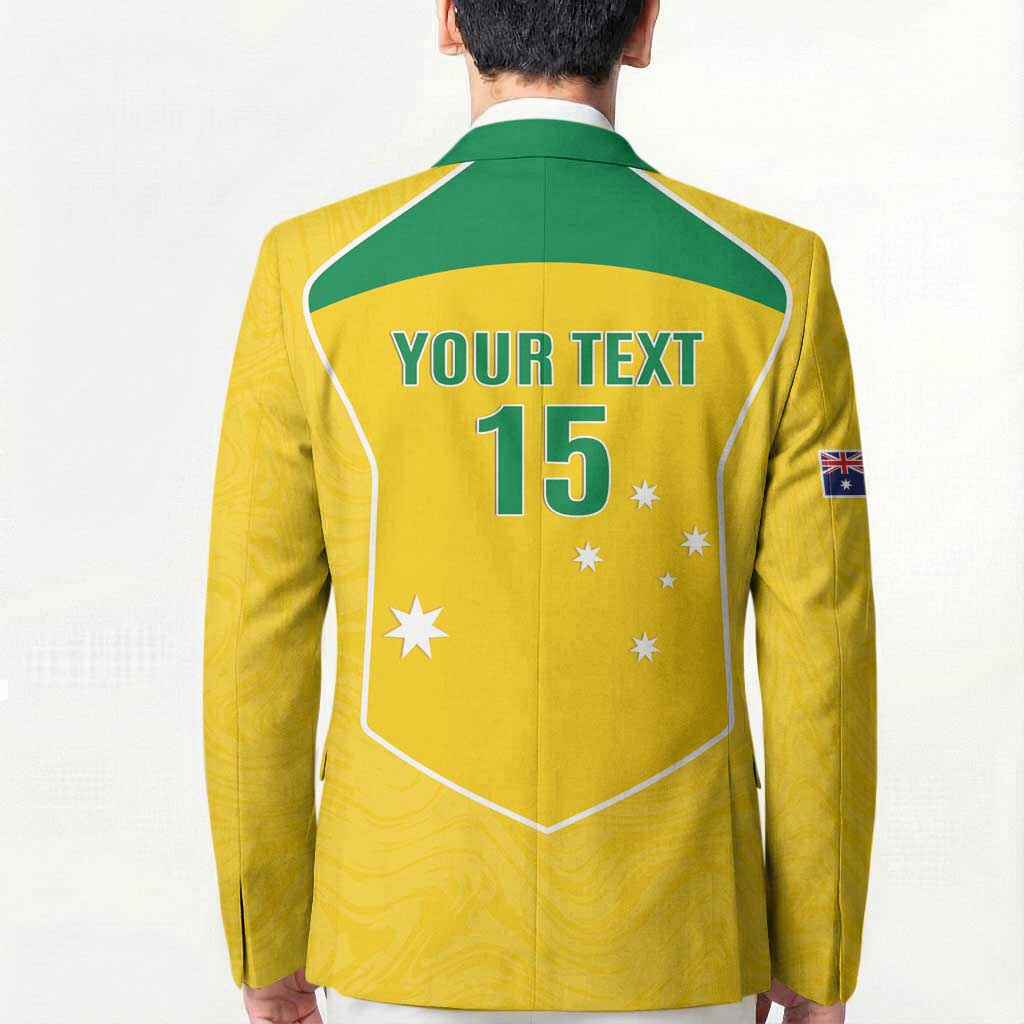 Custom Australia Soccer Blazer Aussie Aussie Oi Oi Oi
