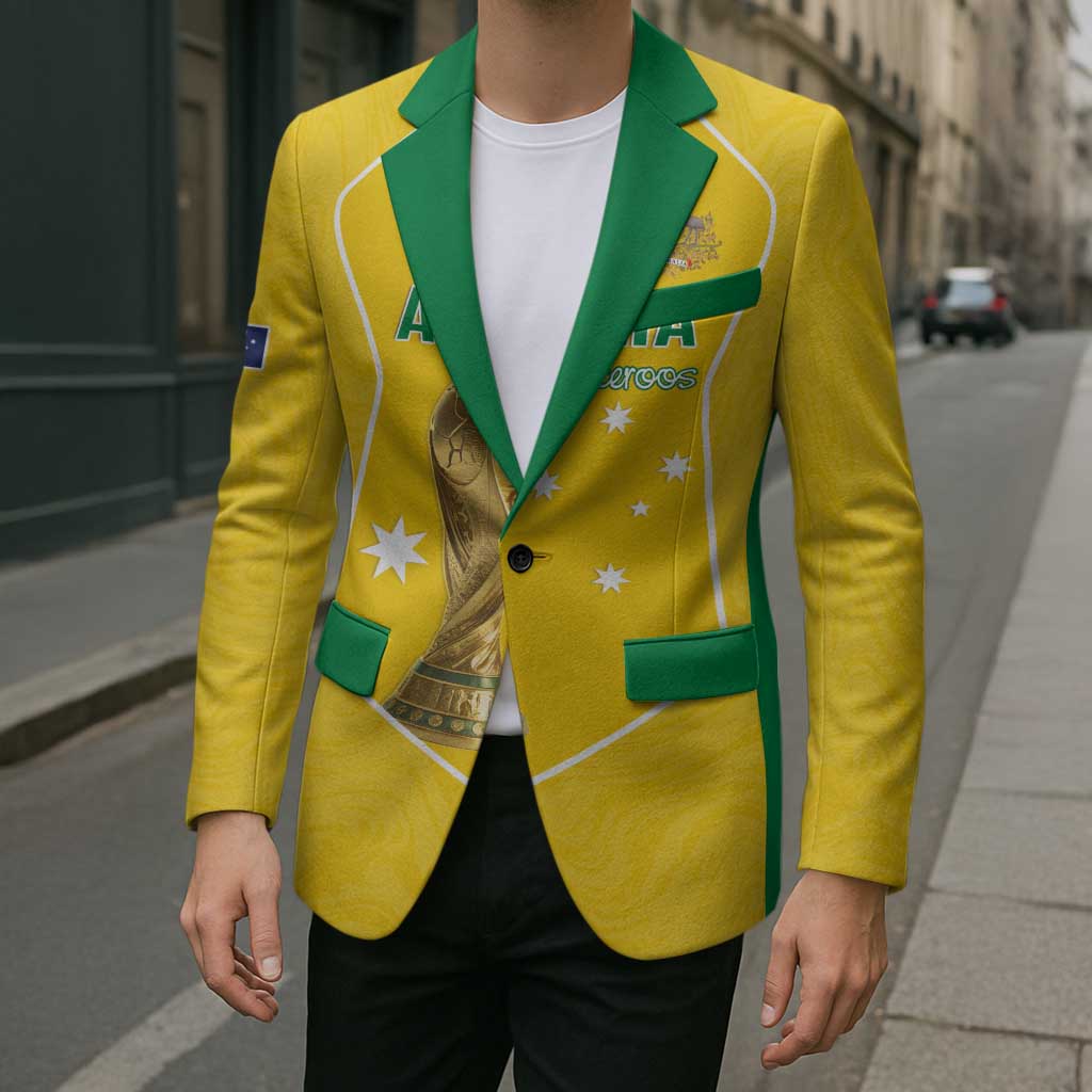 Custom Australia Soccer Blazer Aussie Aussie Oi Oi Oi