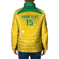 Custom Australia Soccer Padded Jacket Aussie Aussie Oi Oi Oi