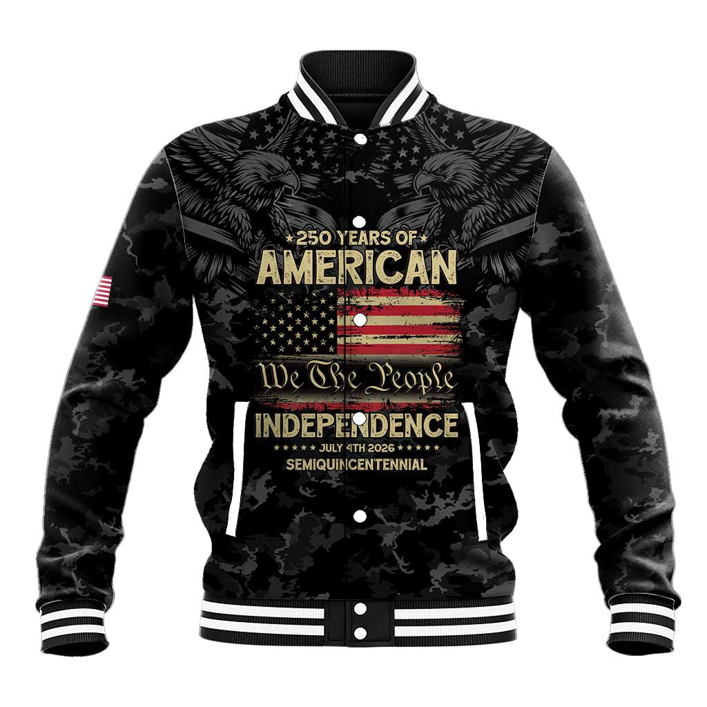 United States Baseball Jacket Semiquincentennial Anniversary - Camo Style