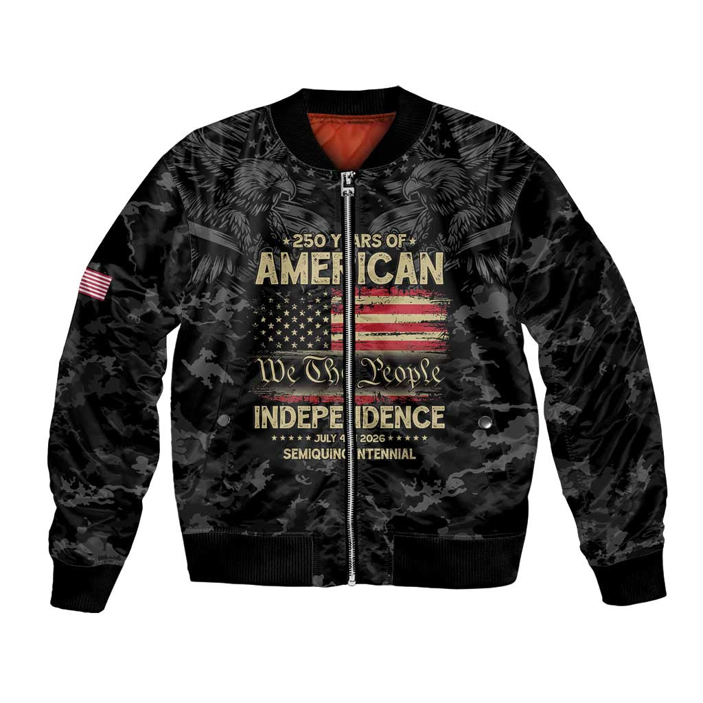 United States Bomber Jacket Semiquincentennial Anniversary - Camo Style