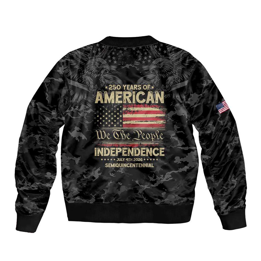 United States Bomber Jacket Semiquincentennial Anniversary - Camo Style