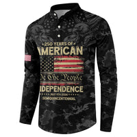 United States Button Sweatshirt Semiquincentennial Anniversary - Camo Style