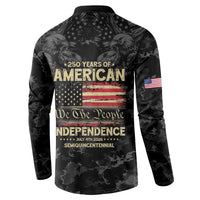 United States Button Sweatshirt Semiquincentennial Anniversary - Camo Style