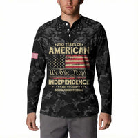 United States Button Sweatshirt Semiquincentennial Anniversary - Camo Style