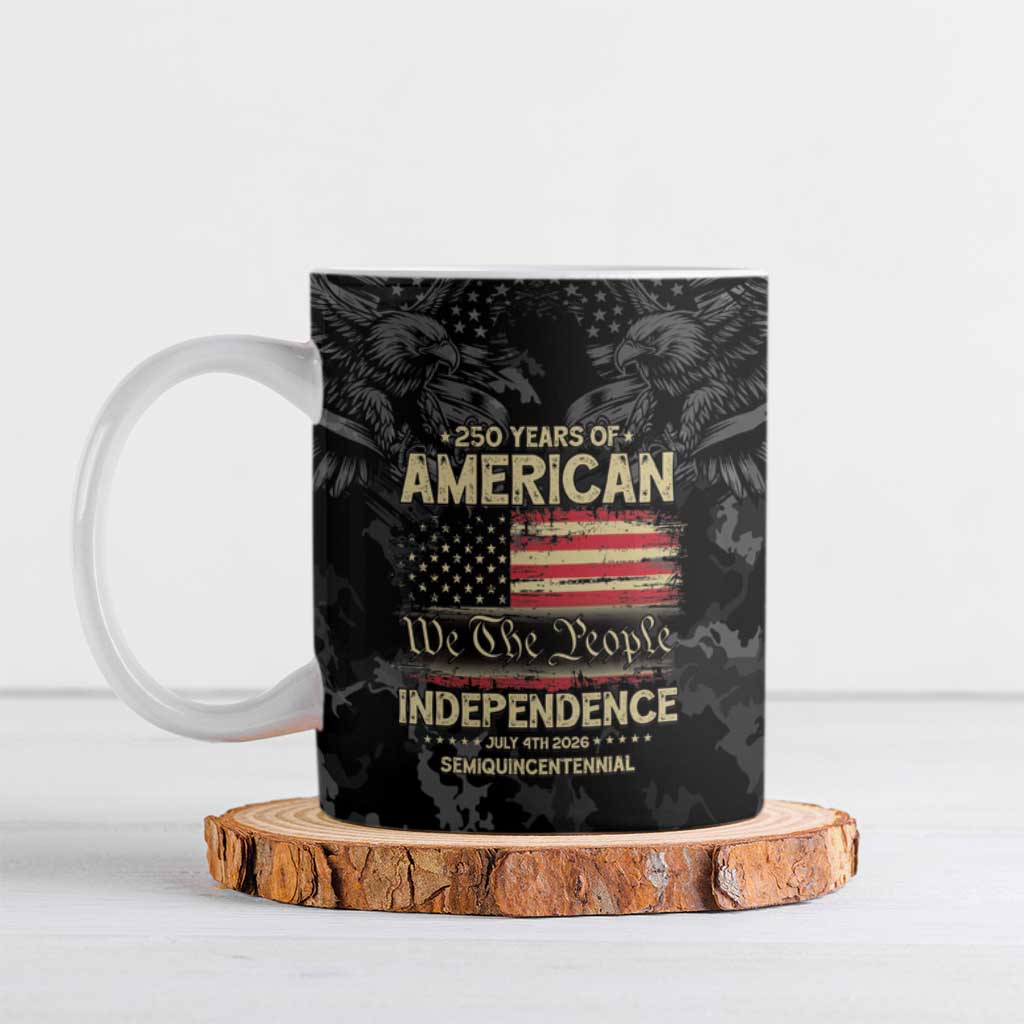 United States Ceramic Mug Semiquincentennial Anniversary - Camo Style
