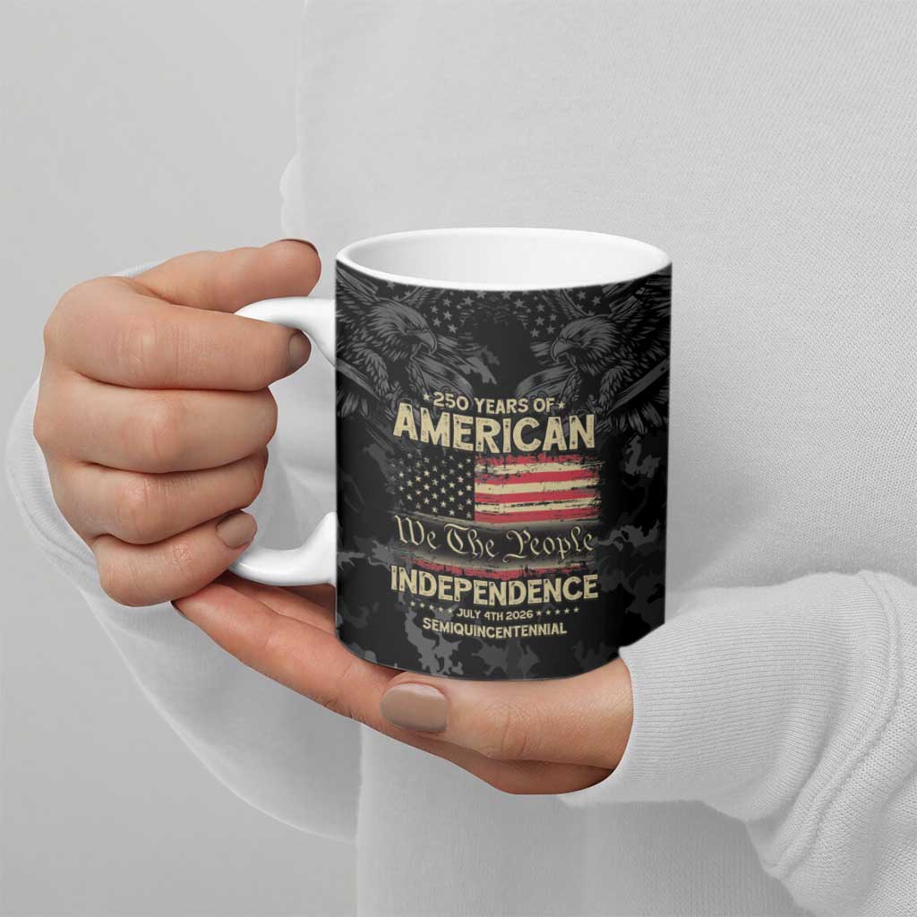 United States Ceramic Mug Semiquincentennial Anniversary - Camo Style