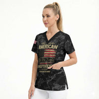 United States Scrub Top Semiquincentennial Anniversary - Camo Style