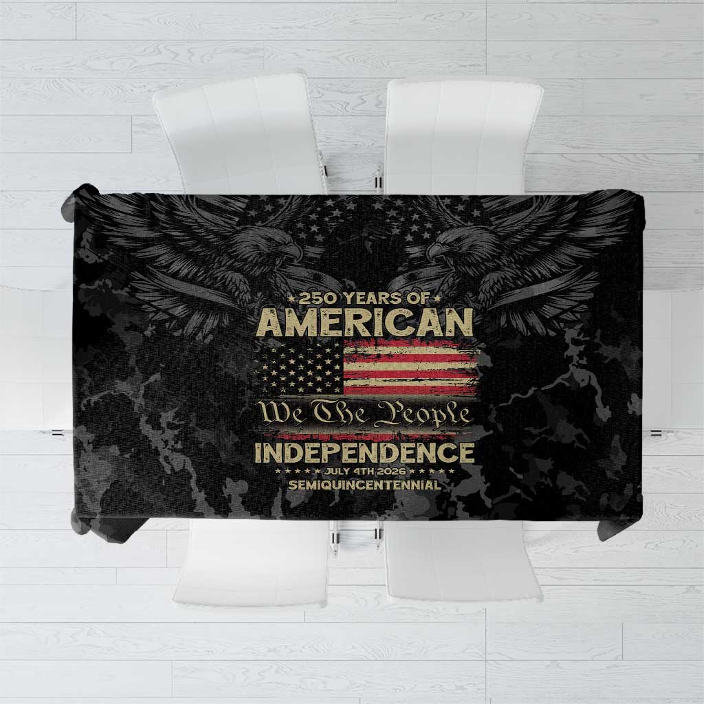 United States Tablecloth Semiquincentennial Anniversary - Camo Style