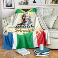 Nelson Mandela International Day 46664 Blanket Its In Our Hands - Batik Pattern