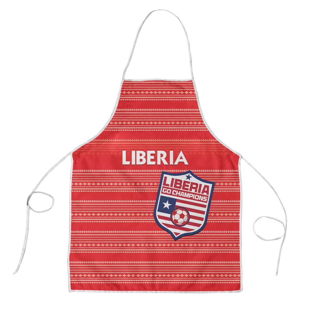 Liberia Football Apron Women Red Jersey - Wonder Print Shop