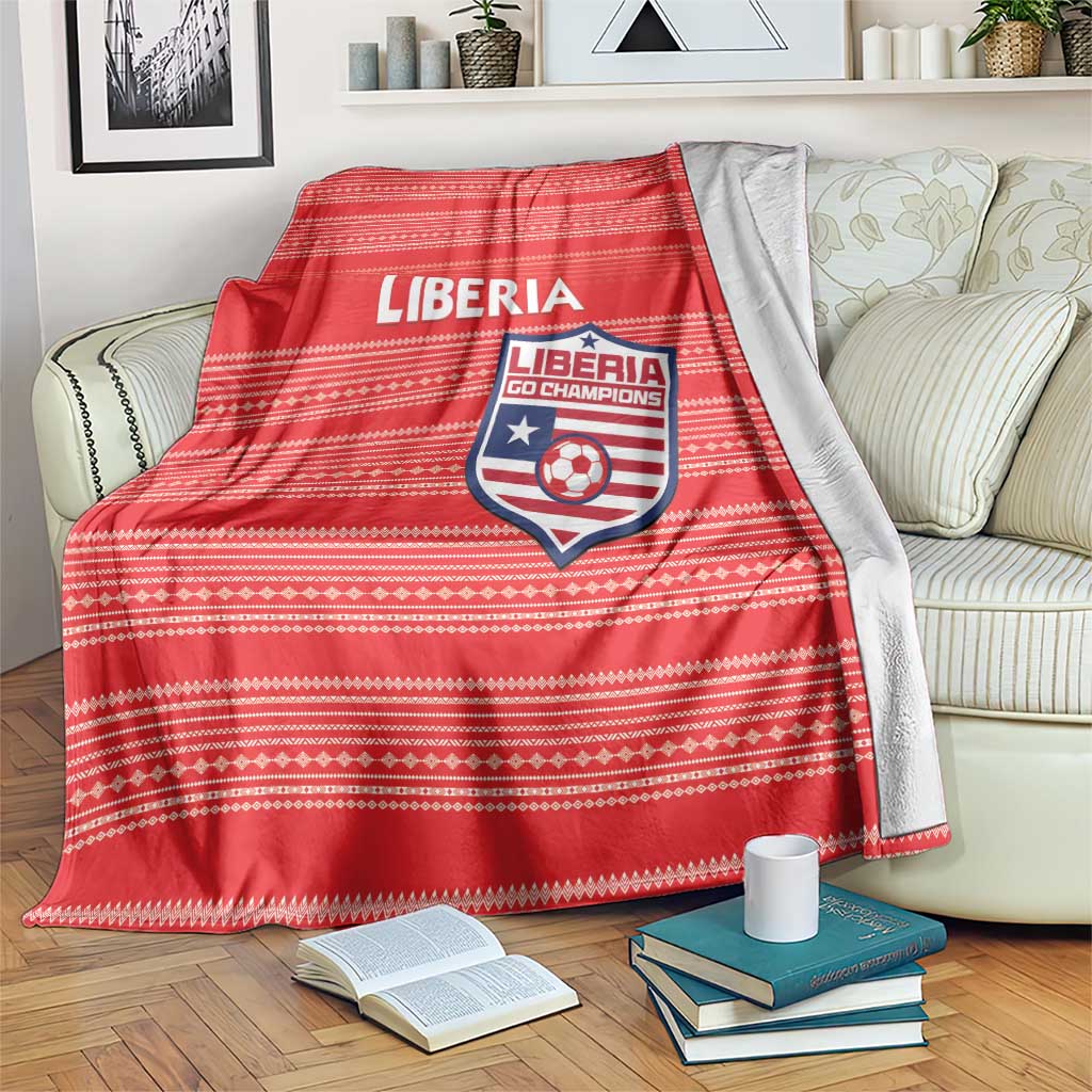 Liberia Football Blanket Women Red Jersey - Wonder Print Shop