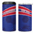 Custom Haiti Football 4 in 1 Can Cooler Tumbler Les Grenadiers - Royal Palm