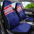 Custom Haiti Football Car Seat Cover Les Grenadiers - Royal Palm - Wonder Print Shop