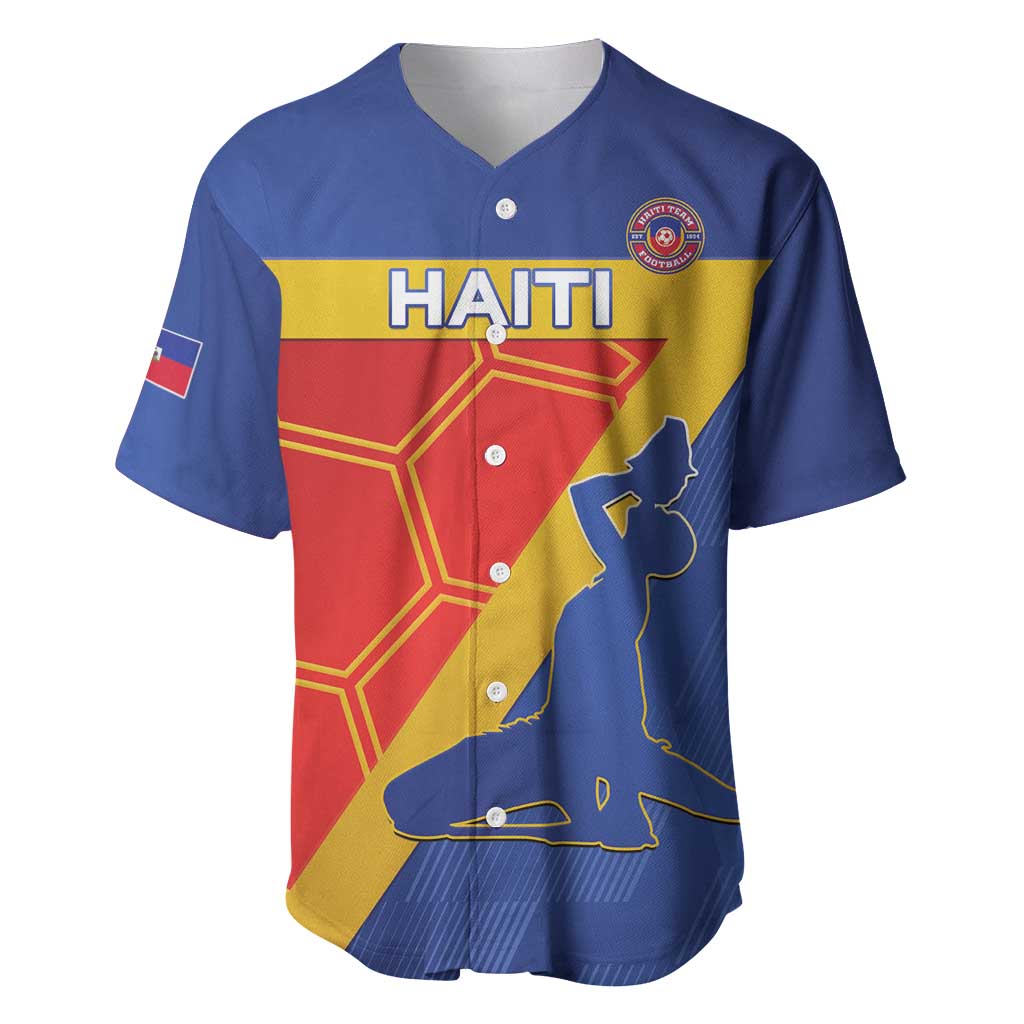 Custom Haiti Football Baseball Jersey Neg Marron Go Ayiti - Wonder Print Shop