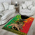 Personalised Ethiopia Area Rug Lion Of Judah Mix African Pattern - Wonder Print Shop