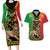 Personalised Ethiopia Couples Matching Long Sleeve Bodycon Dress and Hawaiian Shirt Lion Of Judah Mix African Pattern - Wonder Print Shop