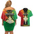 Personalised Ethiopia Couples Matching Off Shoulder Short Dress and Hawaiian Shirt Lion Of Judah Mix African Pattern