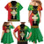 Personalised Ethiopia Family Matching Mermaid Dress and Hawaiian Shirt Lion Of Judah Mix African Pattern