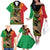 Personalised Ethiopia Family Matching Off The Shoulder Long Sleeve Dress and Hawaiian Shirt Lion Of Judah Mix African Pattern