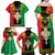 Personalised Ethiopia Family Matching Off Shoulder Maxi Dress and Hawaiian Shirt Lion Of Judah Mix African Pattern