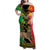 Personalised Ethiopia Family Matching Off Shoulder Maxi Dress and Hawaiian Shirt Lion Of Judah Mix African Pattern