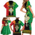 Personalised Ethiopia Family Matching Short Sleeve Bodycon Dress and Hawaiian Shirt Lion Of Judah Mix African Pattern