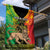 Personalised Ethiopia Garden Flag Lion Of Judah Mix African Pattern