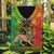 Personalised Ethiopia Garden Flag Lion Of Judah Mix African Pattern