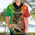 Personalised Ethiopia Hawaiian Shirt Lion Of Judah Mix African Pattern - Wonder Print Shop