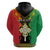 Personalised Ethiopia Hoodie Lion Of Judah Mix African Pattern