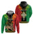 Personalised Ethiopia Hoodie Lion Of Judah Mix African Pattern