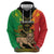 Personalised Ethiopia Hoodie Lion Of Judah Mix African Pattern