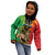 Personalised Ethiopia Kid Hoodie Lion Of Judah Mix African Pattern