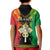 Personalised Ethiopia Kid Polo Shirt Lion Of Judah Mix African Pattern