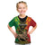 Personalised Ethiopia Kid T Shirt Lion Of Judah Mix African Pattern